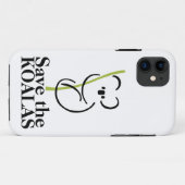 Sparen de Koalas iPhone kwestie Case-Mate iPhone Case (Achterkant (horizontaal))