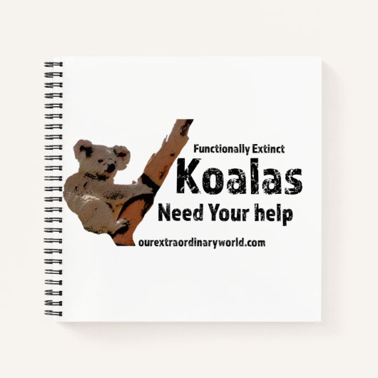Sparen de Koalas Notitieboek (Voorkant)
