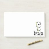 Sparen de Koalas Post-it® Notes (Op bureau)