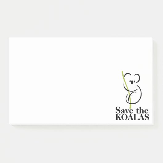 Sparen de Koalas Post-it® Notes (Voorkant)