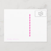 Sparen de Kunst van de Schilder van de Datum Cinde Aankondigingskaart (Achterkant)