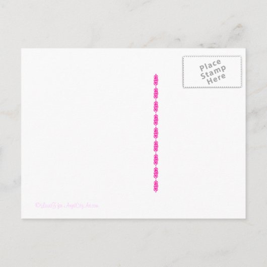 Sparen de Kunst van de Schilder van de Datum Cinde Aankondigingskaart (Achterkant)