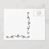 Sparen de Kunst van de Schilder van de Datum Cinde Aankondigingskaart (Achterkant)