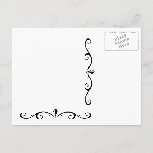 Sparen de Kunst van de Schilder van de Datum Cinde Aankondigingskaart (Achterkant)