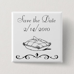 Sparen de Kunst van de Schilder van de Datum Cinde Vierkante Button 5,1 Cm