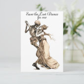 Sparen de Laatste Dans voor me uitnodiging (Staand voorkant)