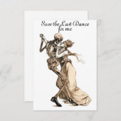 Sparen de Laatste Dans voor me uitnodiging (Voorkant / Achterkant)