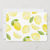 Sparen de Lemons van de Waterverf van de Kaart van (Achterkant)