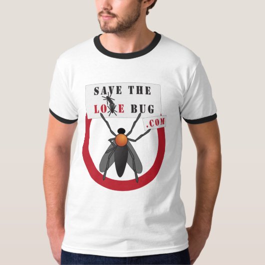 Sparen de Liefde Bug T-shirt (Voorkant)