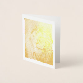 Sparen de Lion Gold Foil Nota Kaart