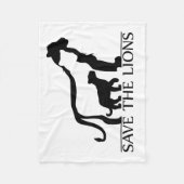 Sparen de Lions Fleece Deken (Voorkant)