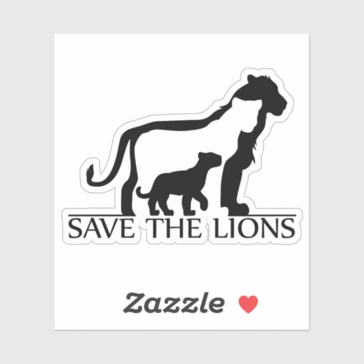 Sparen de Lions Sticker (Vel)