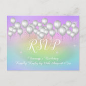 Sparen de Logboekballonnen van de Datum allen van  Aankondigingskaart (Voorkant)