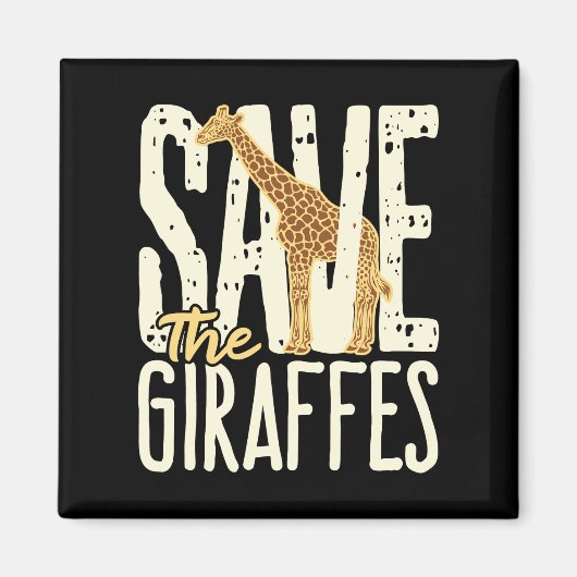 Sparen de Lover van de Giraffe van Giraffes Magneet (Voorkant)