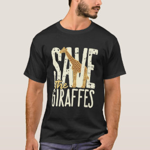 Sparen de Lover van de Giraffe van Giraffes T-shirt