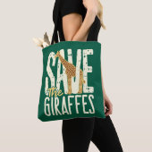 Sparen de Lover van de Giraffe van Giraffes Tote Bag (Dichtbij)