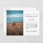 Sparen de Maand van de Kalender Oktober 2022 het H Briefkaart (Voorkant / Achterkant)