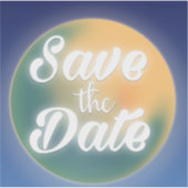 Sparen de Magische Maan van de Datum Sticker (Voorkant)