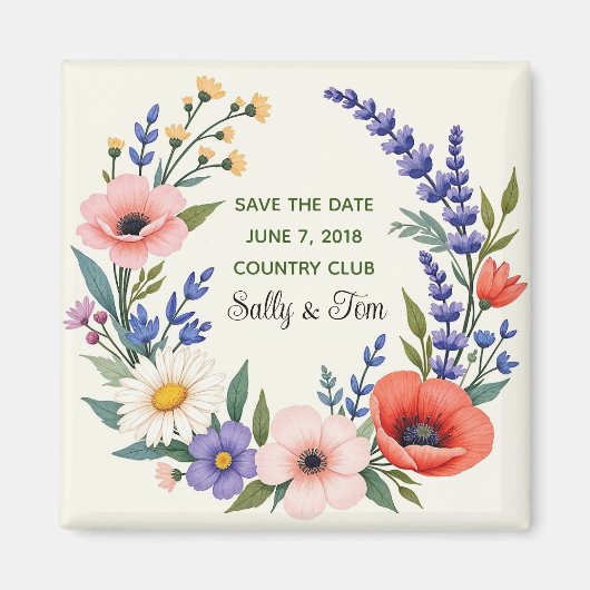 Sparen de magneet van de Datum (Voorkant)