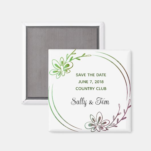 Sparen de magneet van de Datum (Voorkant / Achterkant)