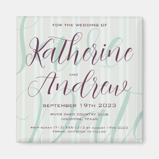 Sparen de Magnet van de Datum (Voorkant)