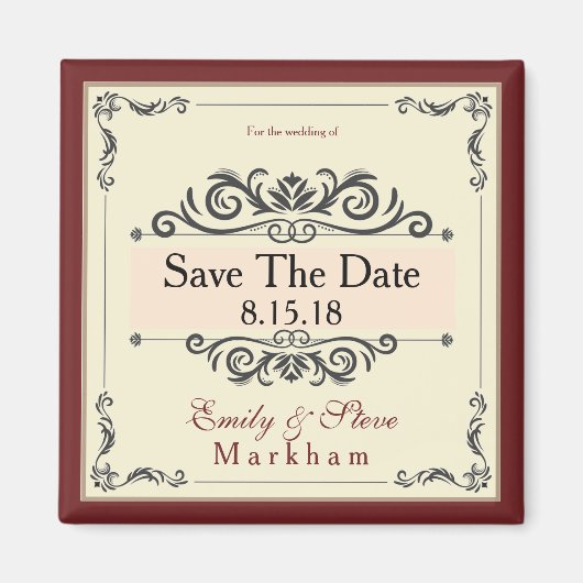 Sparen de Magnet van de Datum (Voorkant)