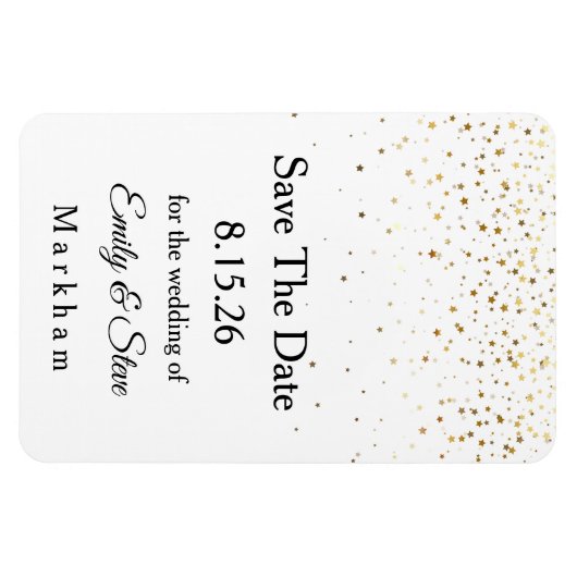 Sparen de Magnet van de Datum Magneet (Horizontaal)