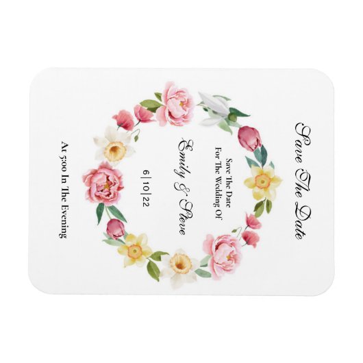 Sparen de Magnet van de Datum Magneet (Horizontaal)