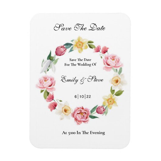 Sparen de Magnet van de Datum Magneet (Verticaal)