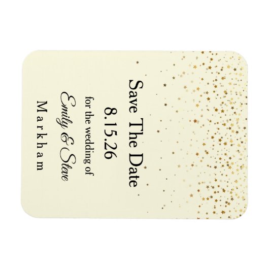 Sparen de Magnet van de Datum Magneet (Horizontaal)