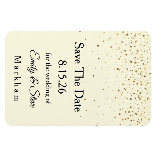 Sparen de Magnet van de Datum Magneet (Horizontaal)