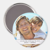 Sparen de Magnet van de Foto van de Datum (Voorkant / Achterkant)