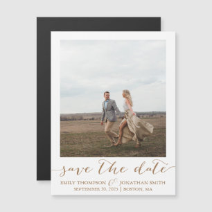 Sparen de Magneten van de Datum met Één Afbeelding