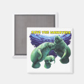Sparen de Manateans Magneet (Voorkant / Achterkant)