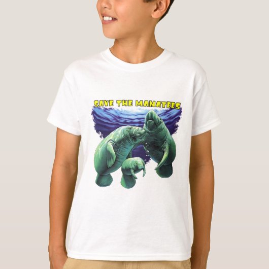 Sparen de Manateans T-shirt (Voorkant)