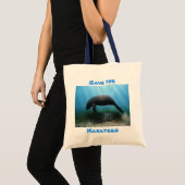 Sparen de Manateboardzak van de Reis Tote Bag (Voorkant (product))