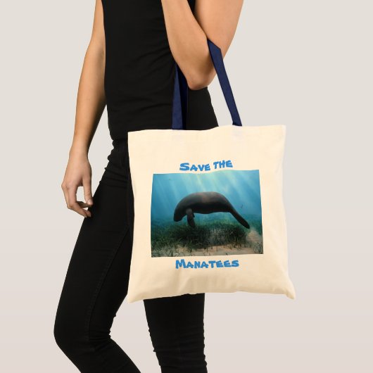 Sparen de Manateboardzak van de Reis Tote Bag (Voorkant (product))
