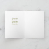 Sparen de Manatee Holiday Kaart (Binnen)