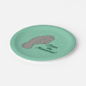 Sparen de Manatees! Papieren Bordje (Gekanteld)