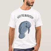 Sparen de Manatees! T-shirt (Voorkant)
