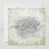 Sparen de Mededelingen van de Datum in Floral Save The Date (Voorkant)