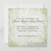 Sparen de Mededelingen van de Datum in Floral Save The Date (Achterkant)