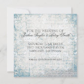 Sparen de Mededelingen van de Datum in  Floral Save The Date (Achterkant)