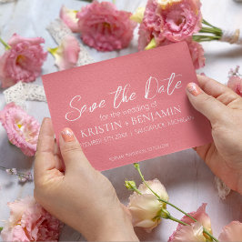 Sparen de Mededelingen van de Datum (Roze) Kaart