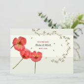 Sparen de Moderne Aankondiging van de Datum (Staand voorkant)