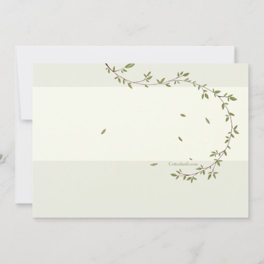 Sparen de Moderne Aankondiging van de Datum (Achterkant)