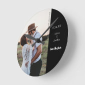 Sparen de Moderne Foto van de Datum Ronde Klok (Hoek)