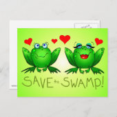 Sparen de Moeras Twitchy en Beulah Green Briefkaart (Voorkant / Achterkant)