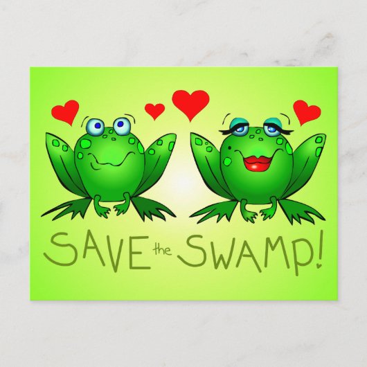 Sparen de Moeras Twitchy en Beulah Green Briefkaart (Voorkant)