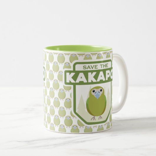 Sparen de Mok van Kakapo Parrot (Voorkant rechts)